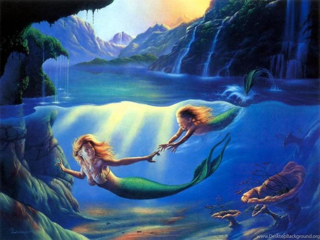 Real Mermaid Wallpapers Wallpapers Cave