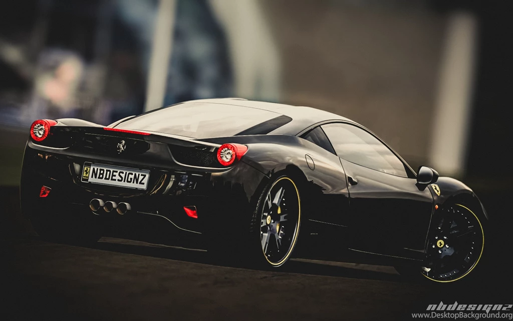 Ferrari 458 Black Wallpapers