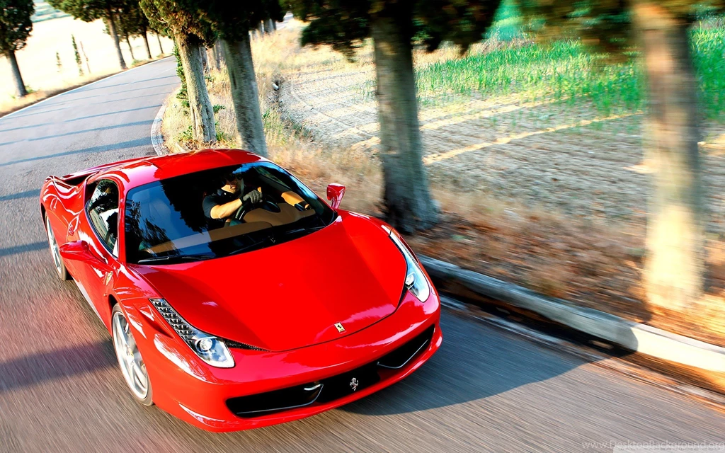 Cars Ferrari 458 Countryside Free Wallpapers ~ Cars For HD 16:9 ...