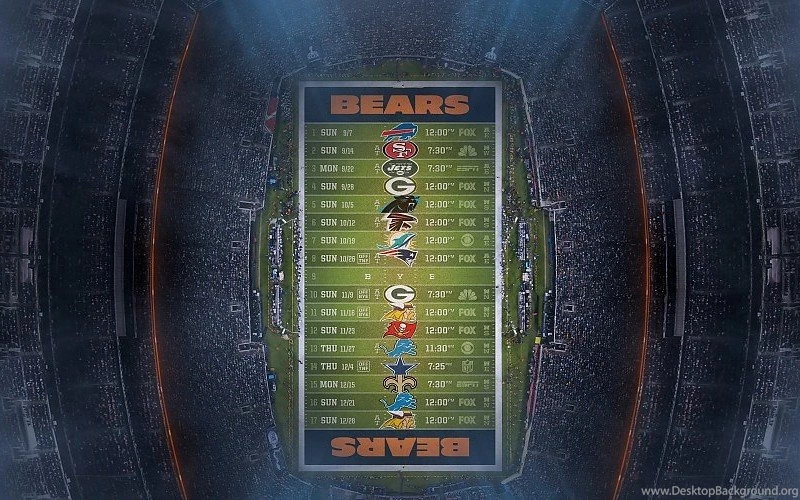 Chicago Bears 2014 NFL Schedule WallpaperChicago Bears 2014 NFL ...