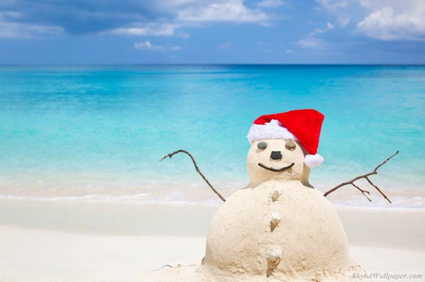 Christmas On Beach