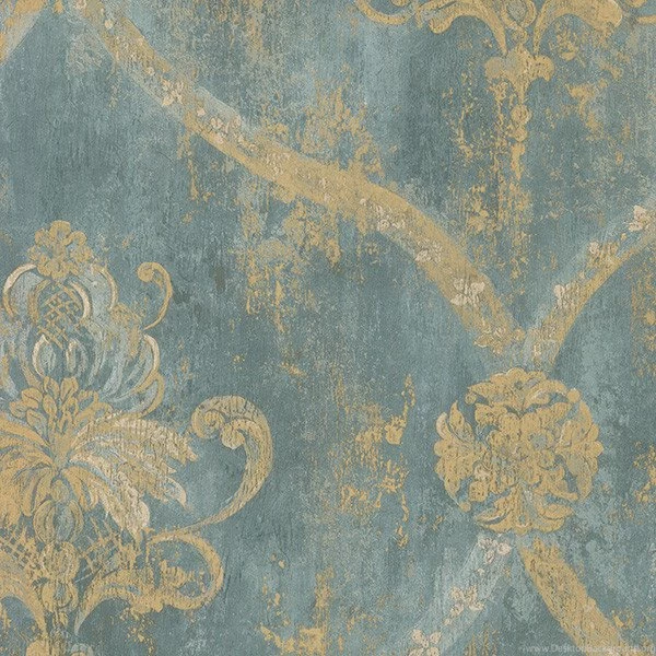 Light Green And Gold Damask   CH28248   Traditional   Wallpapers ...