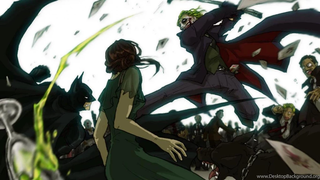 BATMAN VS THE JOKER WALLPAPER (