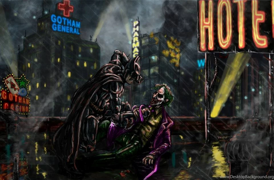 Batman Vs Joker By Through the key hole On DeviantArt