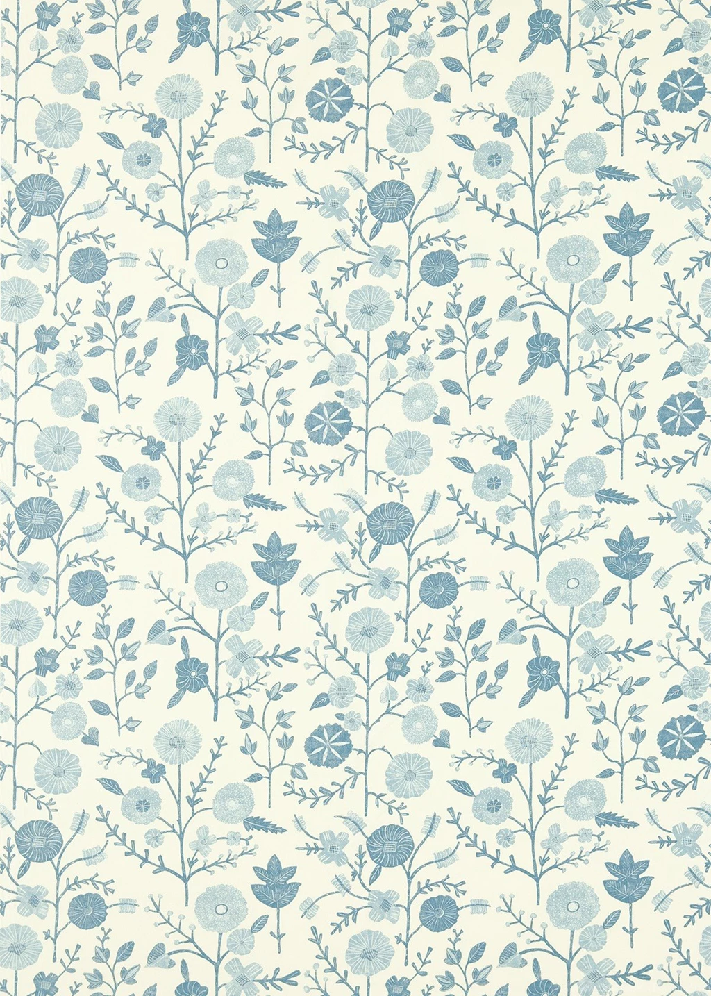 Batik Garden By Sanderson Mineral Blue Wallpapers Direct Desktop