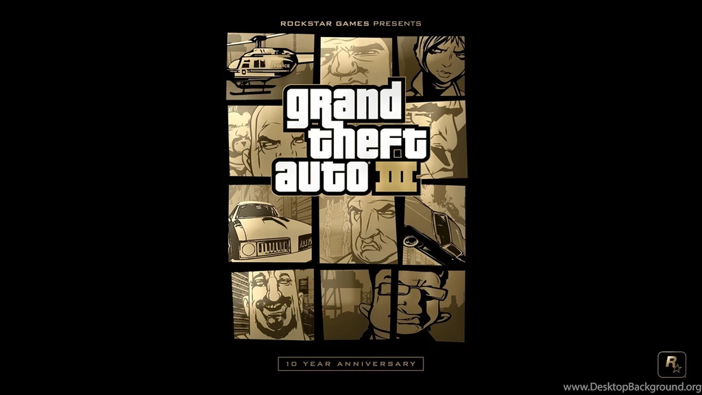 Grand Theft Auto Rockstar Games Anniversary Iii Wallpapers ...