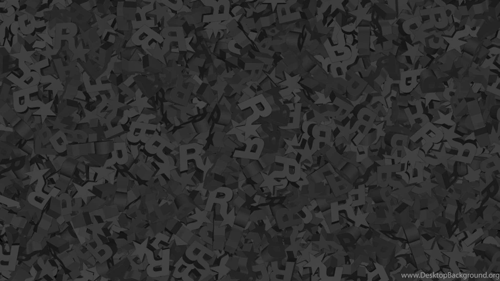 Black Rockstar Games Logos Wallpapers