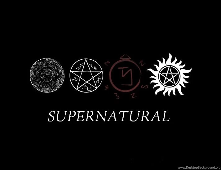 Supernatural Symbols   Wallpaper.