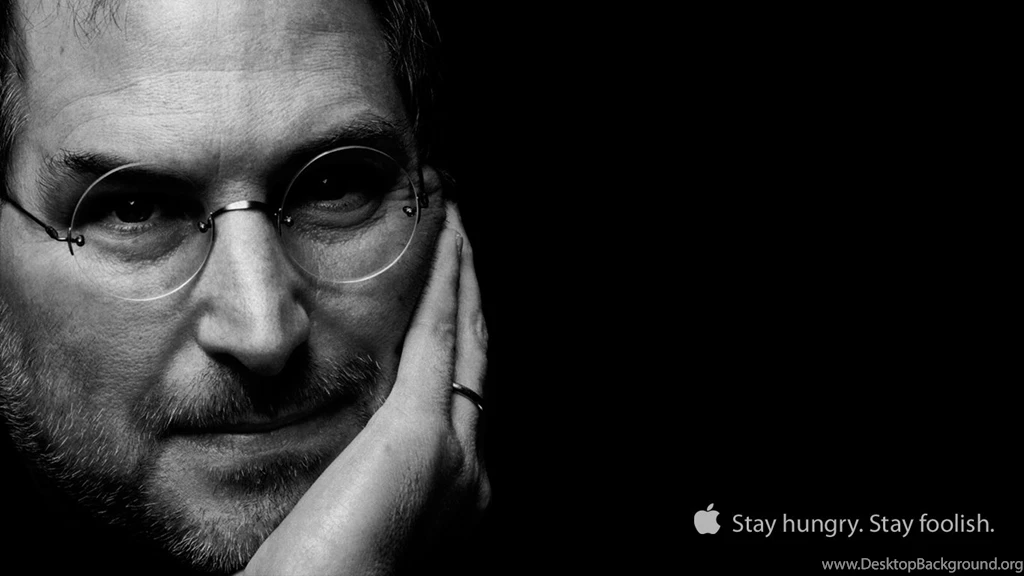 Wallpaper: "Stay Hungry, Stay Foolish" Steve Jobs