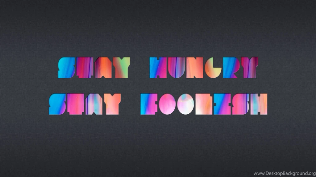 Stay Hungry Stay Foolish IMac27 : Desktop And Mobile Wallpapers ...