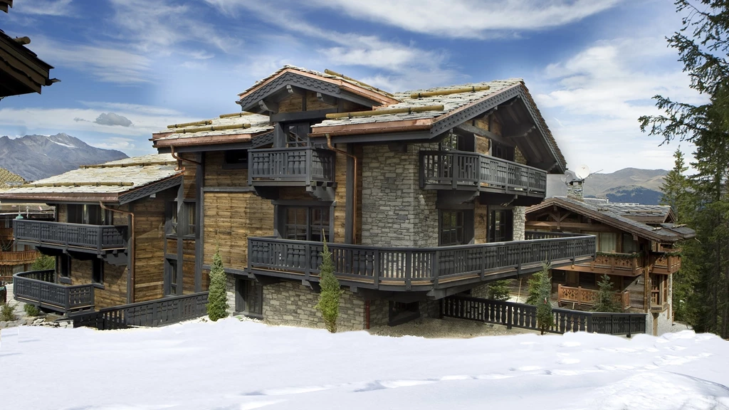 Mountain Resort, Snow, Winter, Cabin, Sky, Cloud, World, 2560x1440 ...