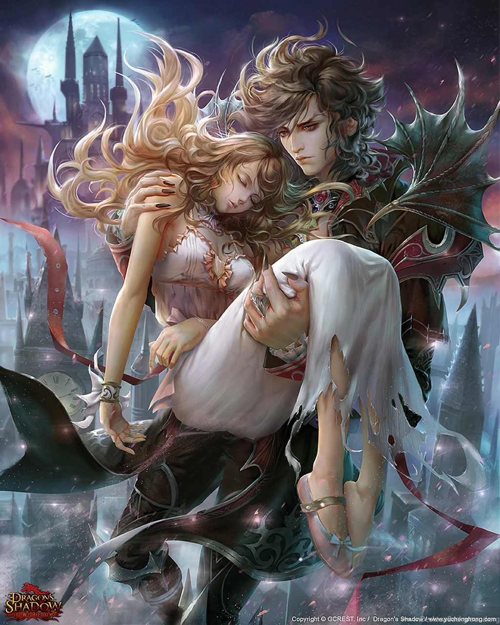 Love Couple Angel Devil Beautiful Girl Boy Game Wallpapers ...