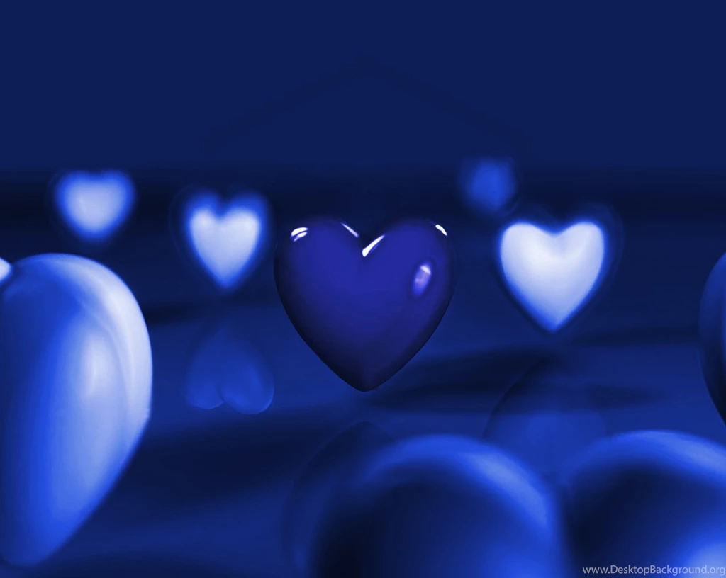 Blue Hearts Backgrounds