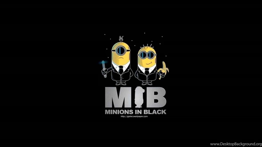 Minions In Black Movie Wallpapers