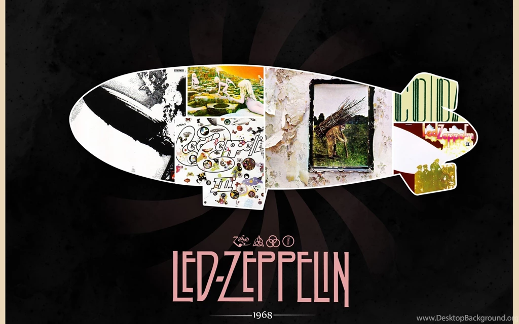 Led Zeppelin Rock Classic Album Art Airship Robert Plant Jimmy ...