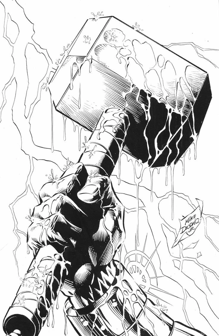 Mjolnir By Mike Deodato Jr.