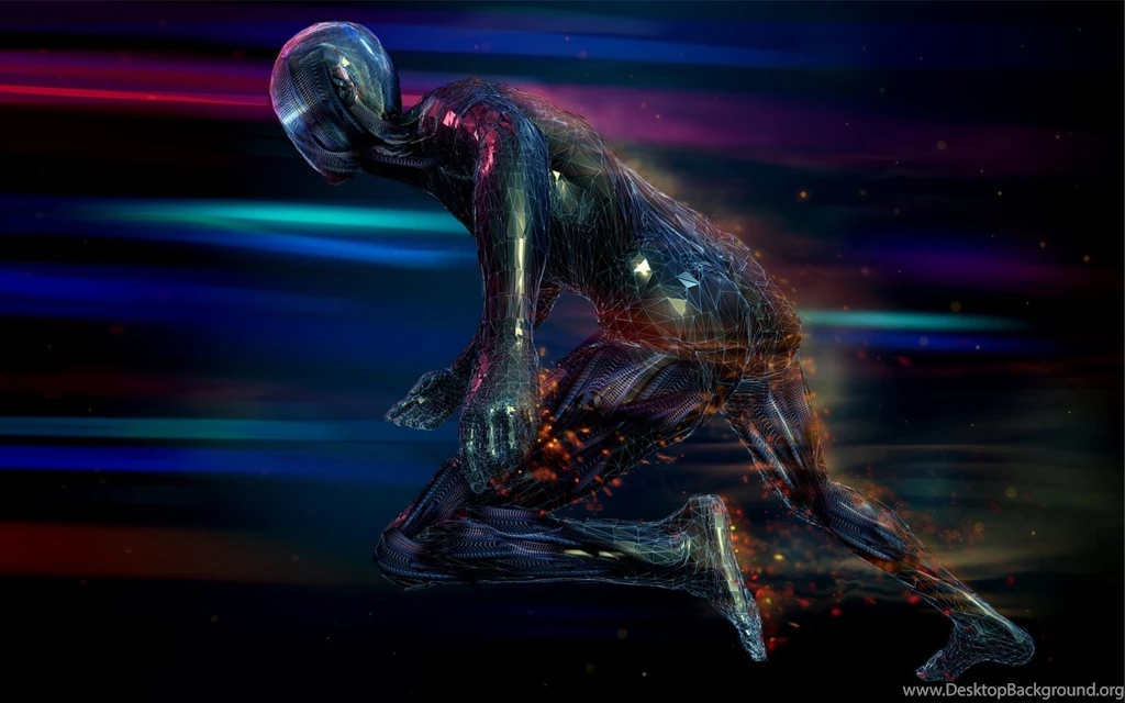 Robot In Motion Widescreen Wallpapers