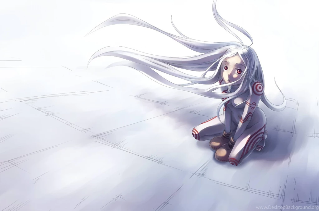 Deadman Wonderland Long Hair Red Eyes Shiro (deadman Wonderland ...