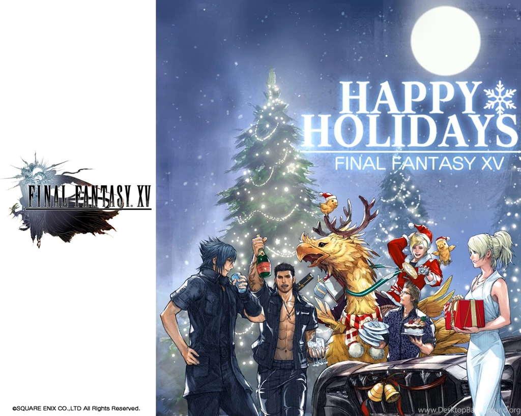 Final Fantasy XV Gets Lovely Festive Artwork As Wallpapers ...
