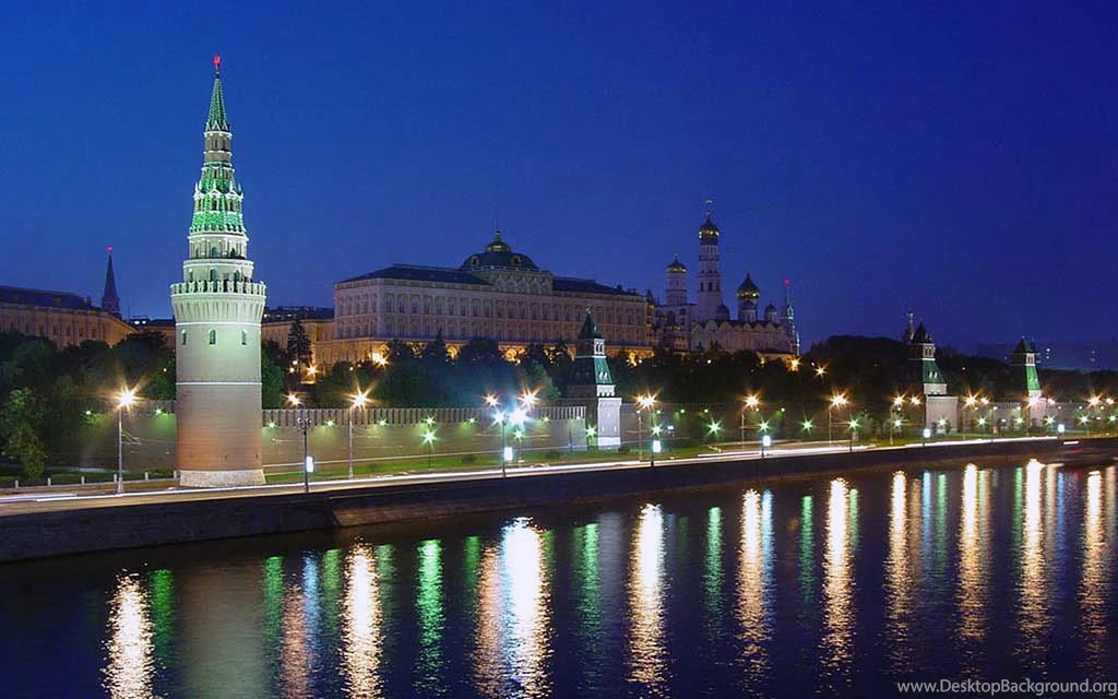 Moscow Night View Wallpapers