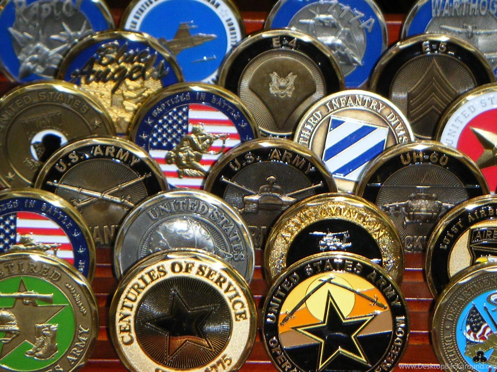 Free Military Coins Computer Desktop Wallpapers