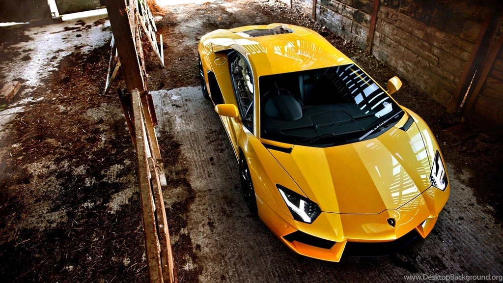 Best yellow lamborghini aventador wallpapers