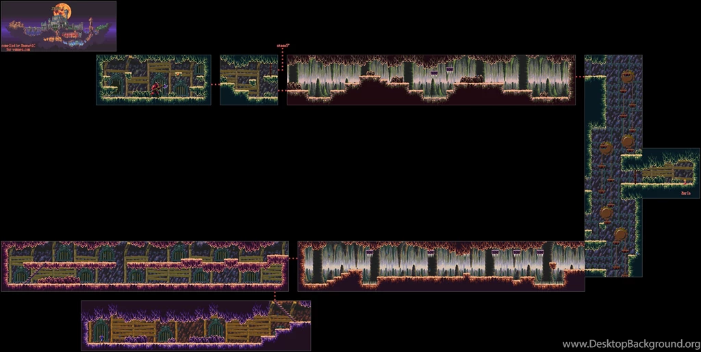 Castlevania: Dracula X Maps