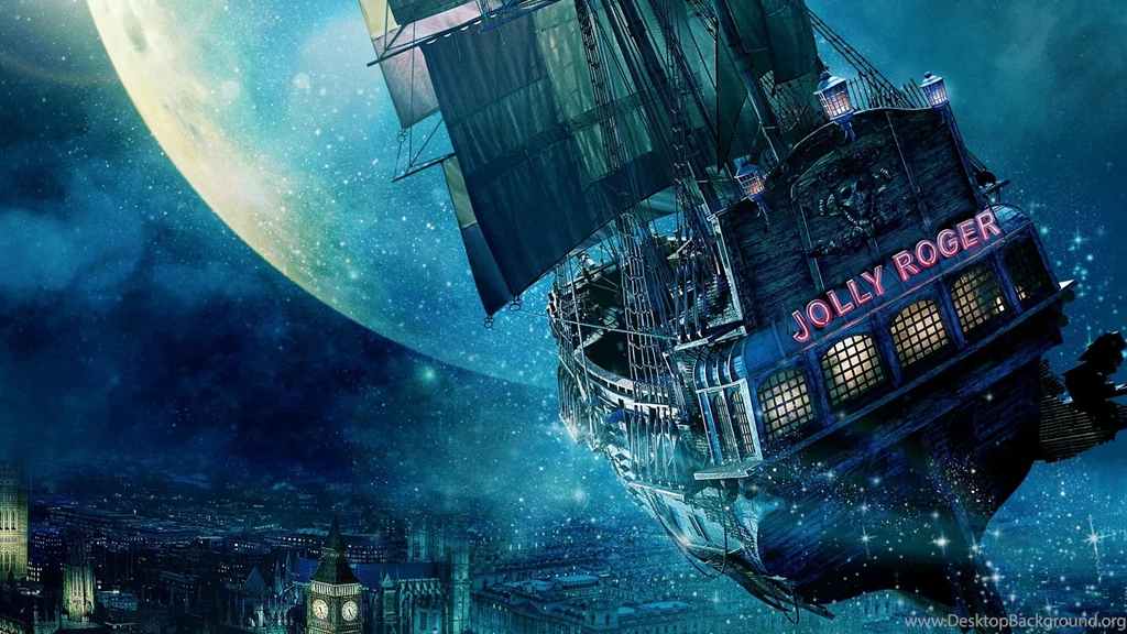 Jolly Roger Ship Peter Pan [1920x1080] : Wallpapers