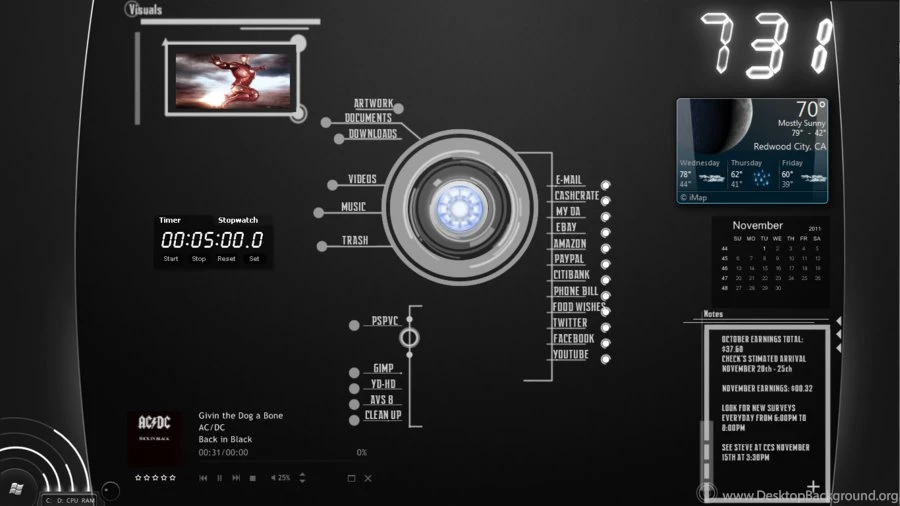 JARVIS + Iron Man : Red Wallpapers By Edreyes On DeviantArt