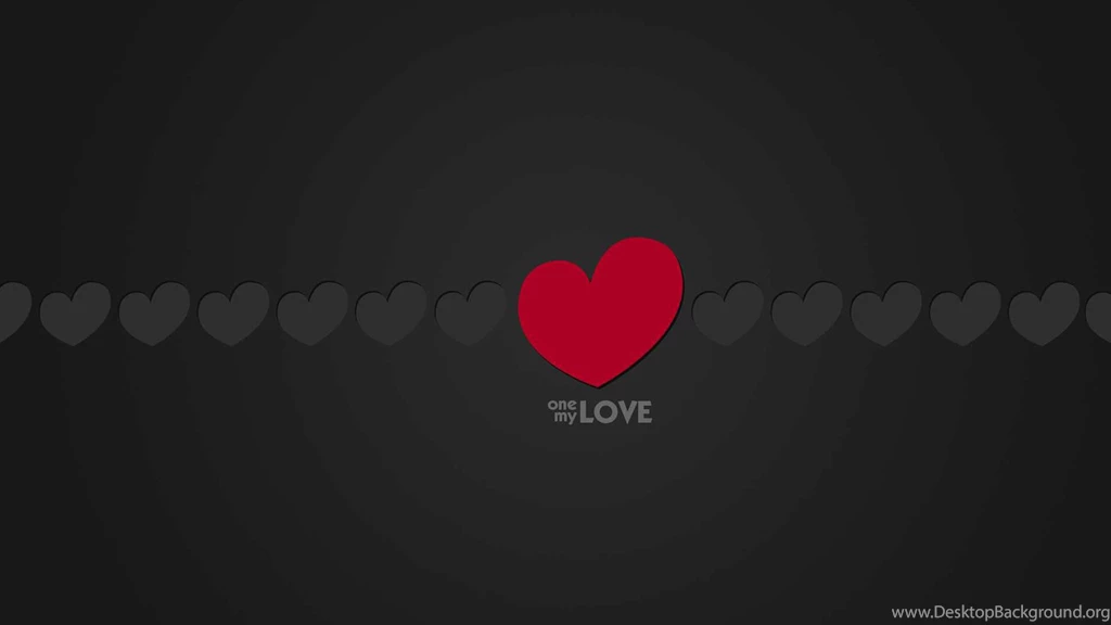 Black And Red Heart Wallpapers 02, HD Desktop Wallpapers