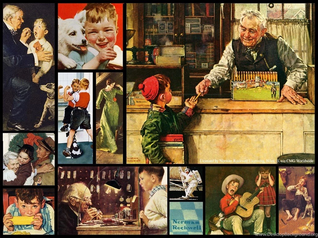 My Free Wallpapers Artistic Wallpapers : Norman Rockwell