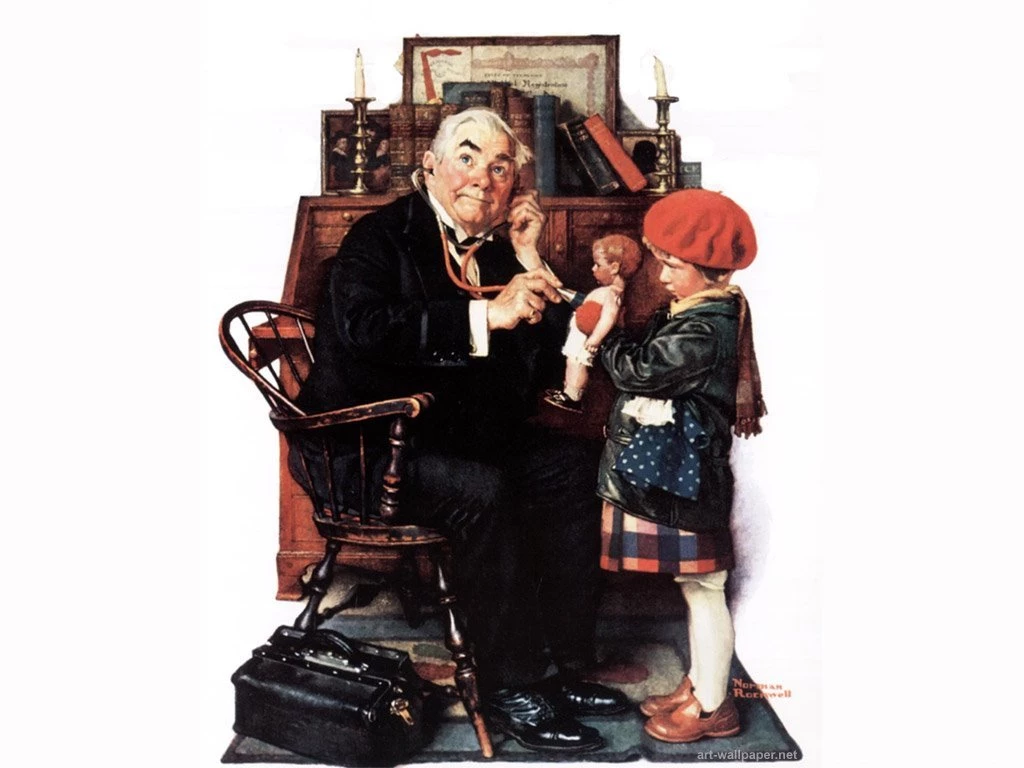 My Free Wallpapers Artistic Wallpapers : Norman Rockwell Doc