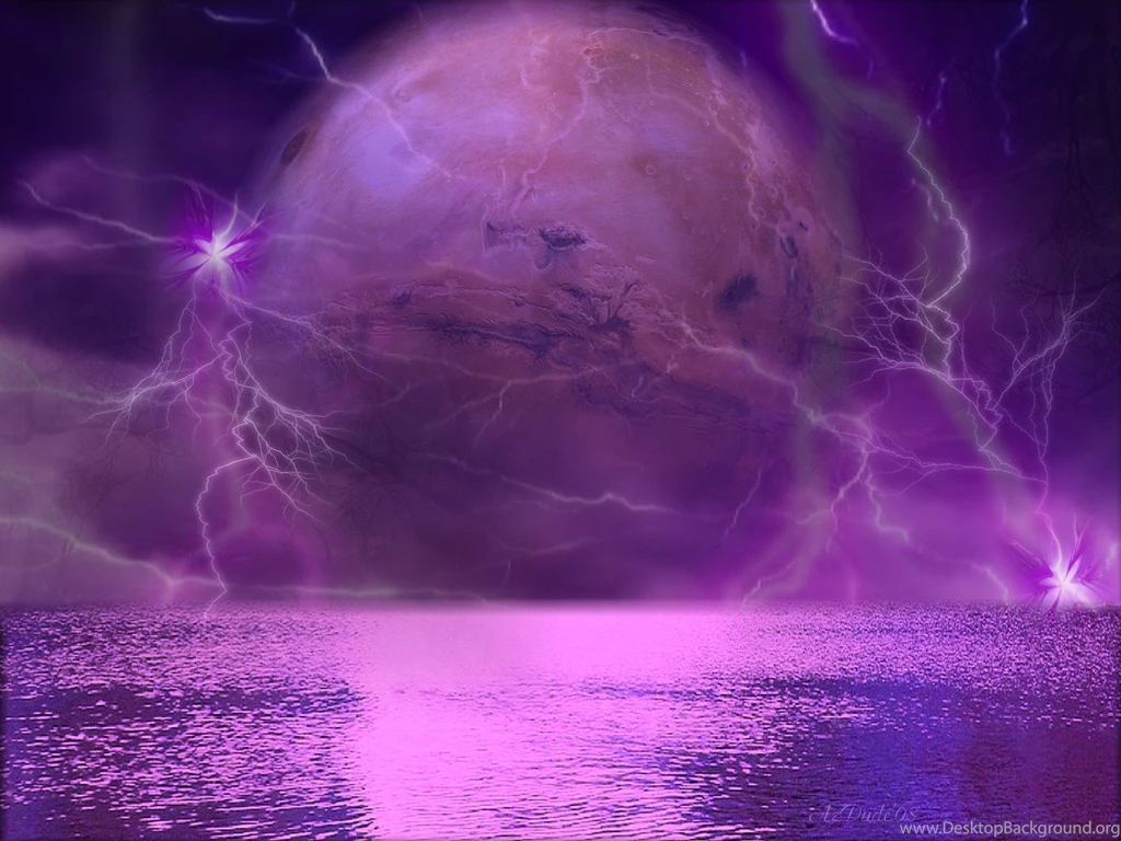 Purple Lightning Artwork