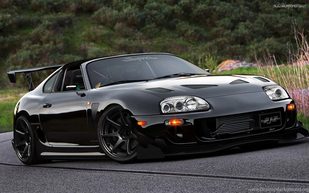 Awesome Black Racing Toyota Supra Wallpapers Wi