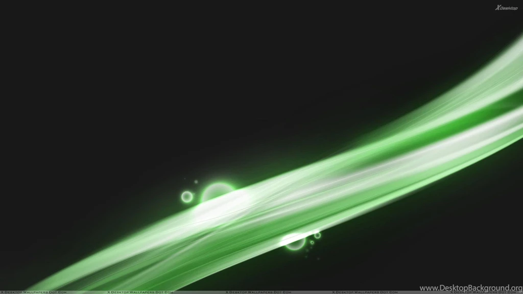 A Green Abstract On Black Backgrounds Wallpapers
