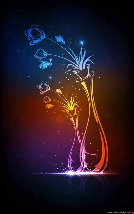 Neon Flower Wallpapers   Android Apps And Tests   AndroidPIT