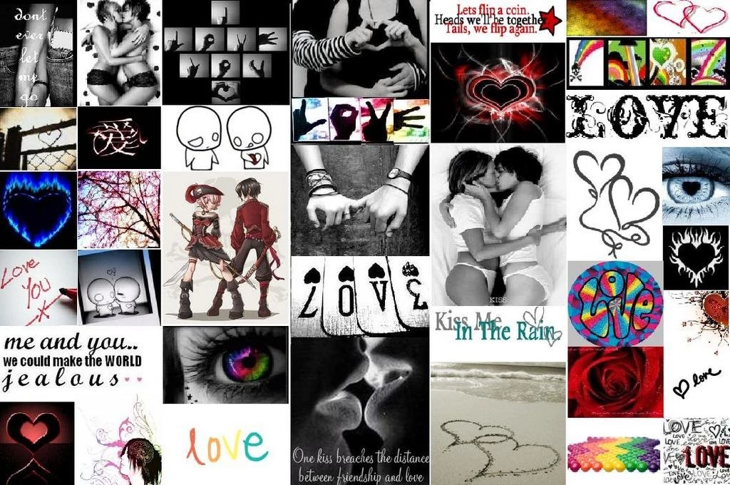 Collage lesbian love emo 31000 Kaneva Pattern