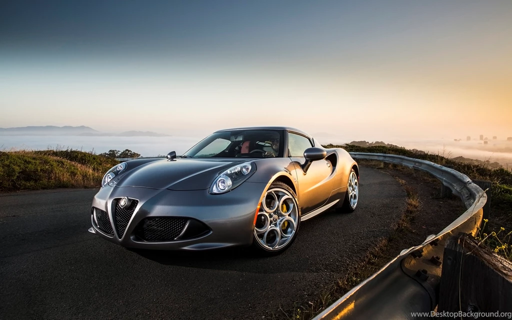 2015 Alfa Romeo 4C Silver Wallpapers