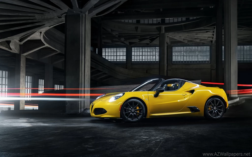 2015 Alfa Romeo 4C Spider Wallpapers   1920 X 1200, Giallo Yellow ...
