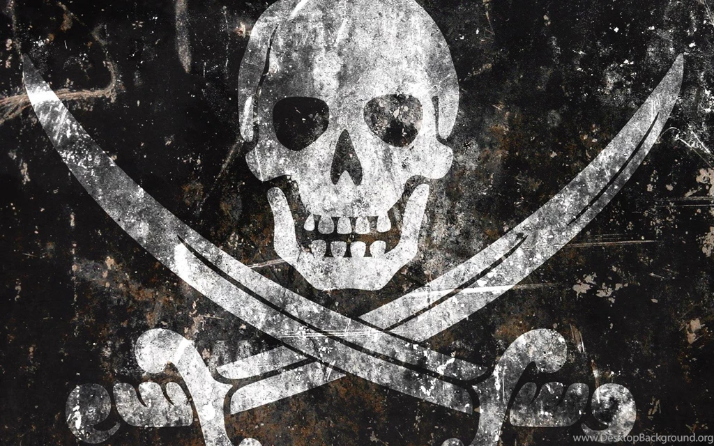 Pirate Skull Black Swords Widescreen Hd Wallpapers (