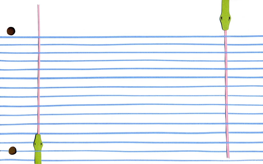 Snake Paper Desktop Wallpapers