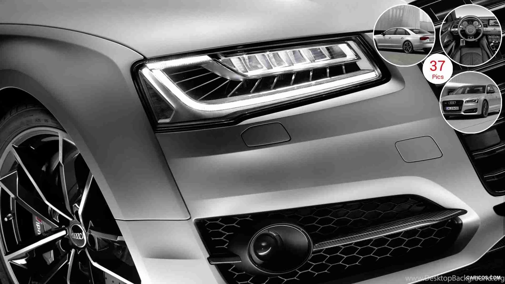 2016 Audi S8 Plus (Florett Silver Matt) Headlight