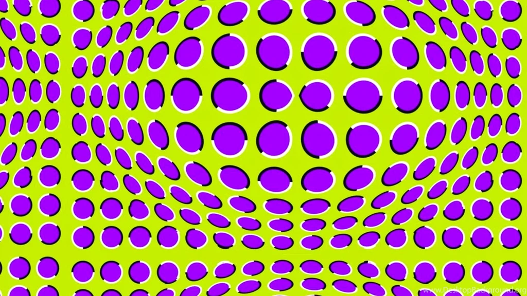 Cool Moving Circles Optical Illusion