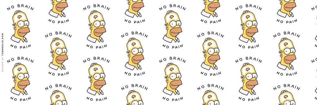 Homer Simpson No Brain No Pain Ask.fm Backgrounds Cartoon Wallpapers