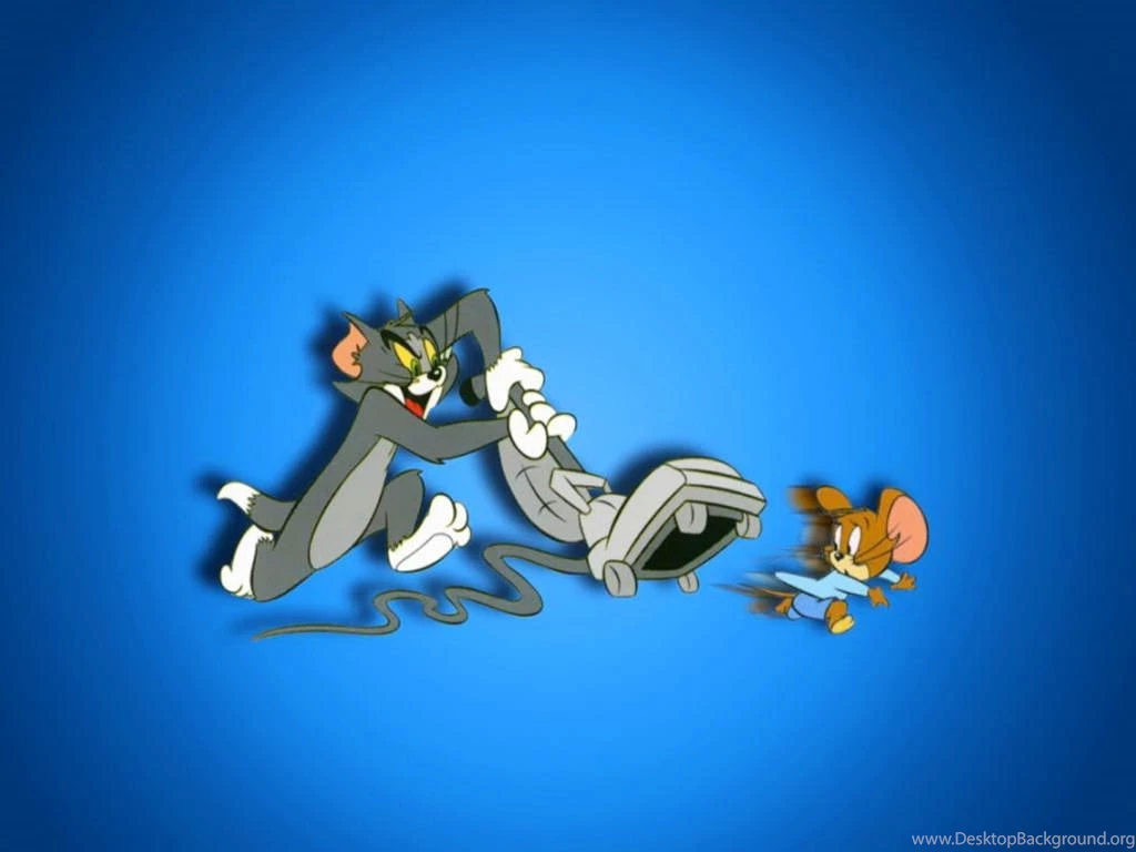 Tom And Jerry Tom, And, Jerry, Running, Wallpapers, Desktop, And ...