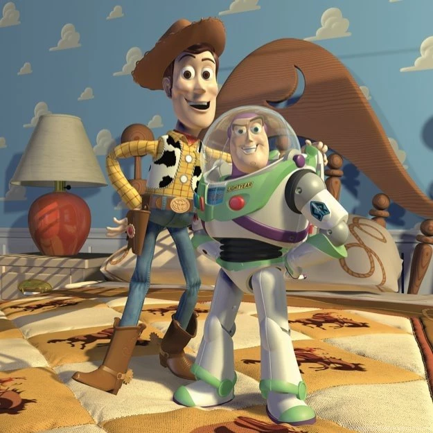 Buzz Lightyear And Woody Everywhere Wallpaper.
