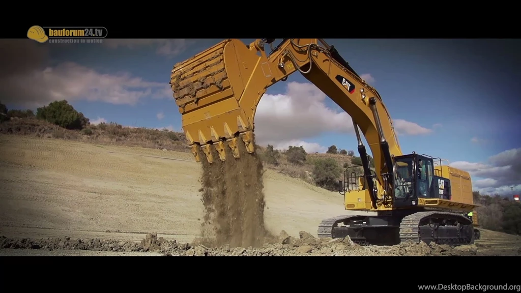Caterpillar 374F & 390F Im Einsatz Neue Bagger Der F Serie 2014 ...