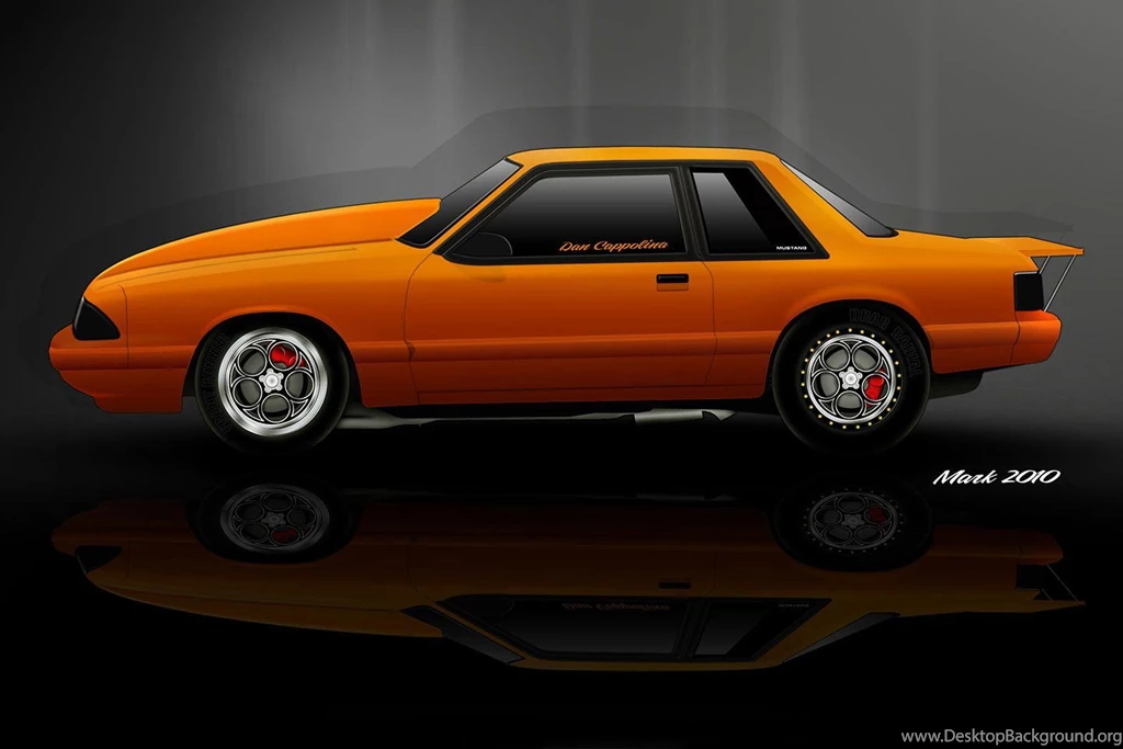 Diesel Mustang Drag Car Wallpapers