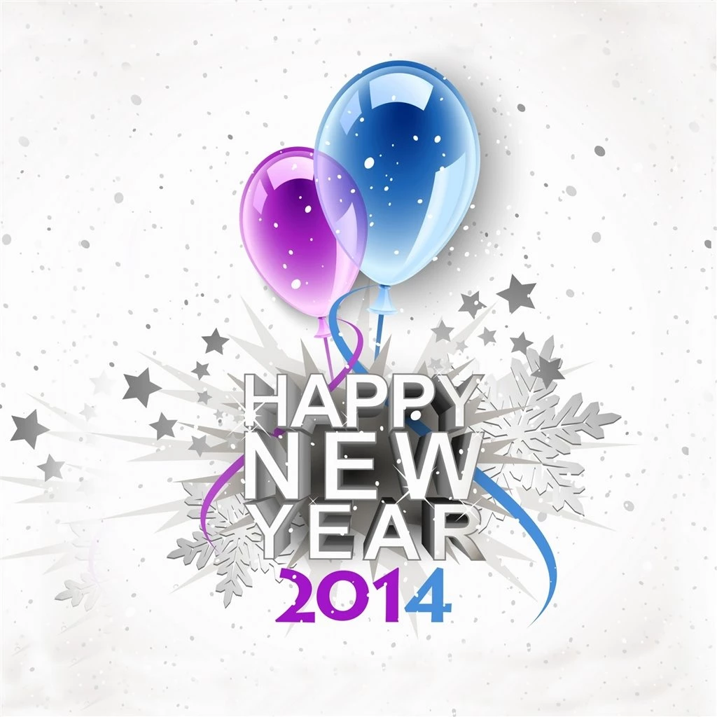 Bye Bye 2013 Welcome 2014 iPad Air Wallpapers Download