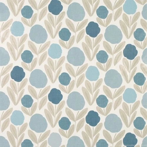 Laura Ashley Serena Seaspray/Natural Wallpapers